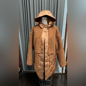 Size medium light parka brown
